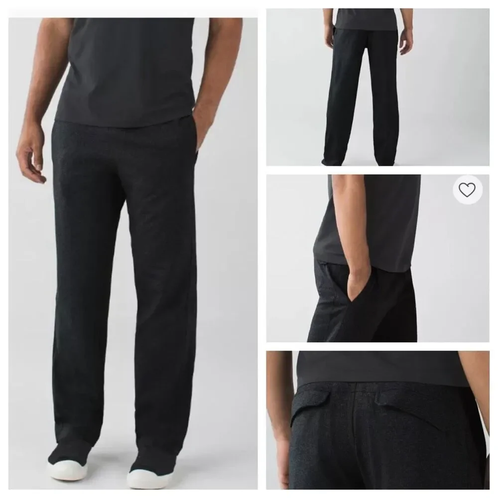 Lululemon Medium Jogger Pants Charcoal Gray Athletic Pants Mens Kung Fu 2.0